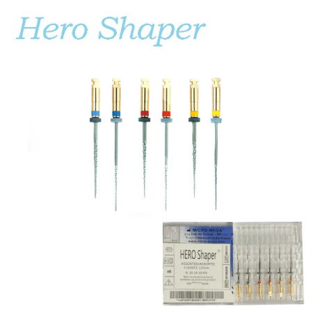 Strumenti NiTi Hero Shaper Files SD-F029 Blister da 6 pezzi