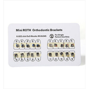 Kit Brackets Ortodontico Mini Roth 0