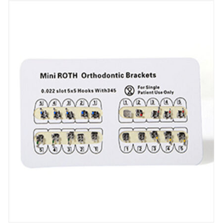 Kit Brackets Ortodontico Mini Roth 0