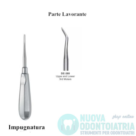 Leva Chirurgica Coupland Gouge Terzi Molari Superiori e Inferiori