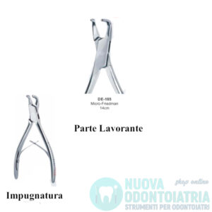 Pinza Ossivora Micro Friedman 14 Cm