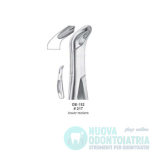 Pinza per Estrazione Denti Decidui Molari Inferiori American Pattern