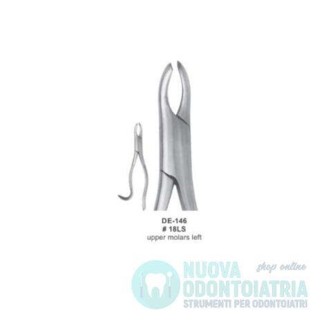 Pinza per Estrazione Denti Decidui Molari Inferiori Sinistra American Pattern