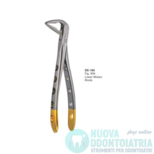 Pinza per Estrazione Gold Radici Inferiori American Pattern