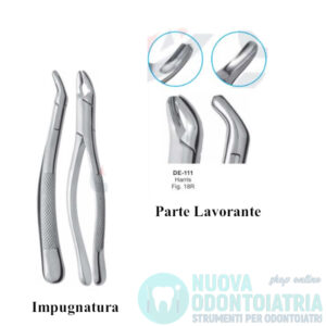 Pinza per Estrazione Molari Inferiori Destra American Pattern