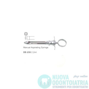 Siringa Carpule Manual Aspirating Diametro 2