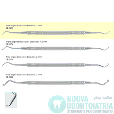 Escavatore Tripla Angolatura 1 mm