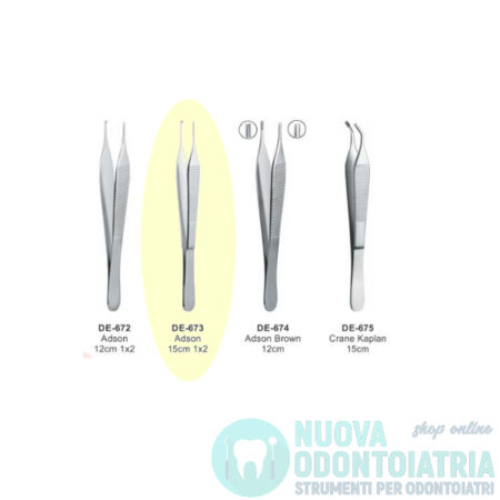 Pinza Adson Traumatica 15 cm