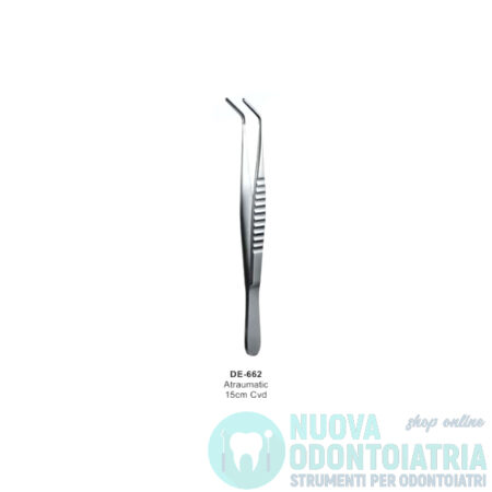 Pinza Chirurgica Atraumatica Curva 15 cm