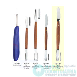 Coltello da Cera e Cucchiaio Grande 17 cm DE-1191