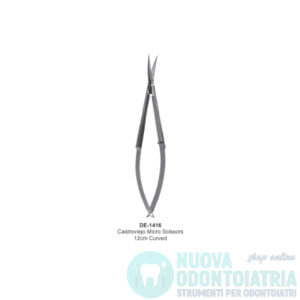 Forbice Chirurgica Castroviejo Mini Scissors Curva 12 cm