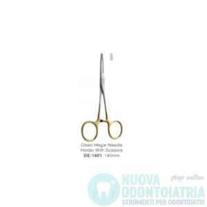 Portaghi Gold Combinati con Forbici Olsen Hegar 140 mm